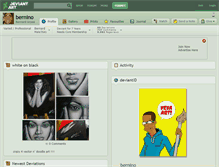 Tablet Screenshot of bernino.deviantart.com