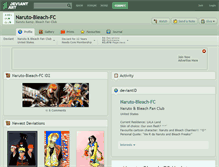 Tablet Screenshot of naruto-bleach-fc.deviantart.com