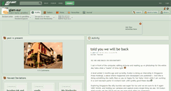 Desktop Screenshot of glam-our.deviantart.com