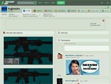 Tablet Screenshot of hughesdm.deviantart.com