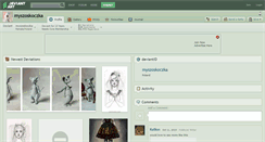 Desktop Screenshot of myszoskoczka.deviantart.com