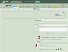 Tablet Screenshot of gleebees.deviantart.com
