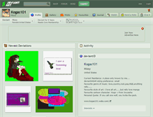 Tablet Screenshot of kogas101.deviantart.com