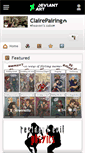 Mobile Screenshot of clairepairing.deviantart.com
