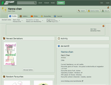 Tablet Screenshot of hanna-chan.deviantart.com