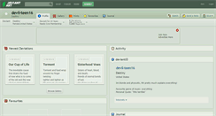 Desktop Screenshot of devil-teen16.deviantart.com