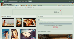 Desktop Screenshot of kyngafreaxx.deviantart.com