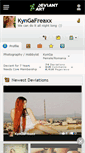 Mobile Screenshot of kyngafreaxx.deviantart.com
