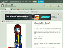 Tablet Screenshot of animegurl83.deviantart.com