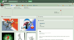Desktop Screenshot of metalix53.deviantart.com