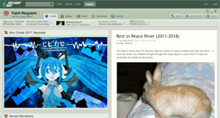 Desktop Screenshot of faint-requiem.deviantart.com