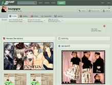 Tablet Screenshot of bourgogne.deviantart.com
