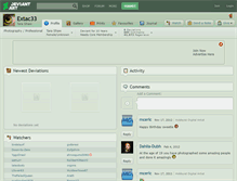 Tablet Screenshot of extac33.deviantart.com