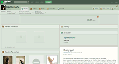 Desktop Screenshot of lepetitemorte.deviantart.com