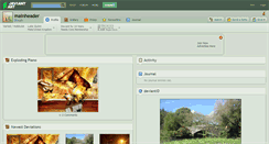 Desktop Screenshot of mainheader.deviantart.com