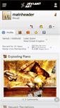 Mobile Screenshot of mainheader.deviantart.com