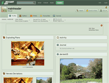 Tablet Screenshot of mainheader.deviantart.com