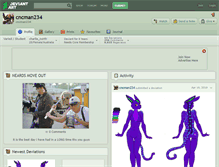 Tablet Screenshot of cncman234.deviantart.com