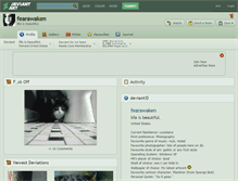 Tablet Screenshot of fearawaken.deviantart.com