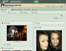 Tablet Screenshot of miami-beach-weed-man.deviantart.com
