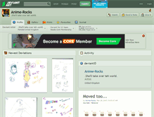 Tablet Screenshot of anime-rocks.deviantart.com