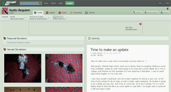 Desktop Screenshot of mystic-requiem.deviantart.com