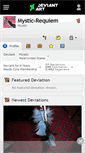 Mobile Screenshot of mystic-requiem.deviantart.com