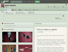 Tablet Screenshot of mystic-requiem.deviantart.com