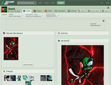 Tablet Screenshot of graxis.deviantart.com