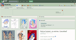 Desktop Screenshot of feliciaclub.deviantart.com