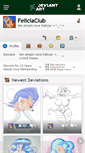 Mobile Screenshot of feliciaclub.deviantart.com