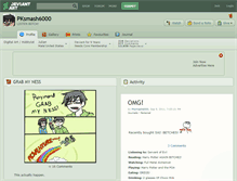 Tablet Screenshot of pksmash6000.deviantart.com