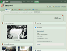 Tablet Screenshot of glamorously.deviantart.com