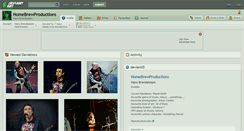 Desktop Screenshot of homebrewproductions.deviantart.com