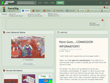 Tablet Screenshot of ferretrip.deviantart.com