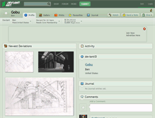 Tablet Screenshot of gobu.deviantart.com