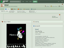 Tablet Screenshot of bmud.deviantart.com