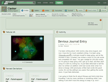 Tablet Screenshot of clanker.deviantart.com