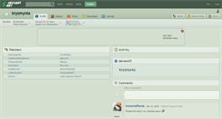 Desktop Screenshot of kryzmynta.deviantart.com
