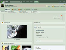 Tablet Screenshot of ilostmyname.deviantart.com