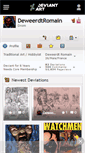 Mobile Screenshot of deweerdtromain.deviantart.com