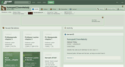 Desktop Screenshot of hunnypot23newmelody.deviantart.com