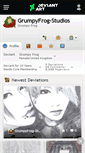Mobile Screenshot of grumpyfrog-studios.deviantart.com