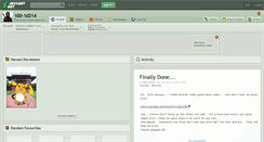 Desktop Screenshot of 100-1d314.deviantart.com