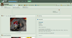 Desktop Screenshot of femmeh.deviantart.com