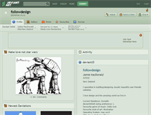 Tablet Screenshot of followdesign.deviantart.com