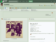 Tablet Screenshot of krueldulf.deviantart.com