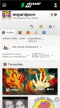 Mobile Screenshot of leopardpaws.deviantart.com