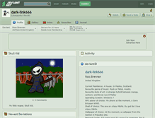 Tablet Screenshot of dark-link666.deviantart.com