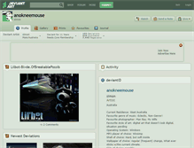 Tablet Screenshot of anokneemouse.deviantart.com